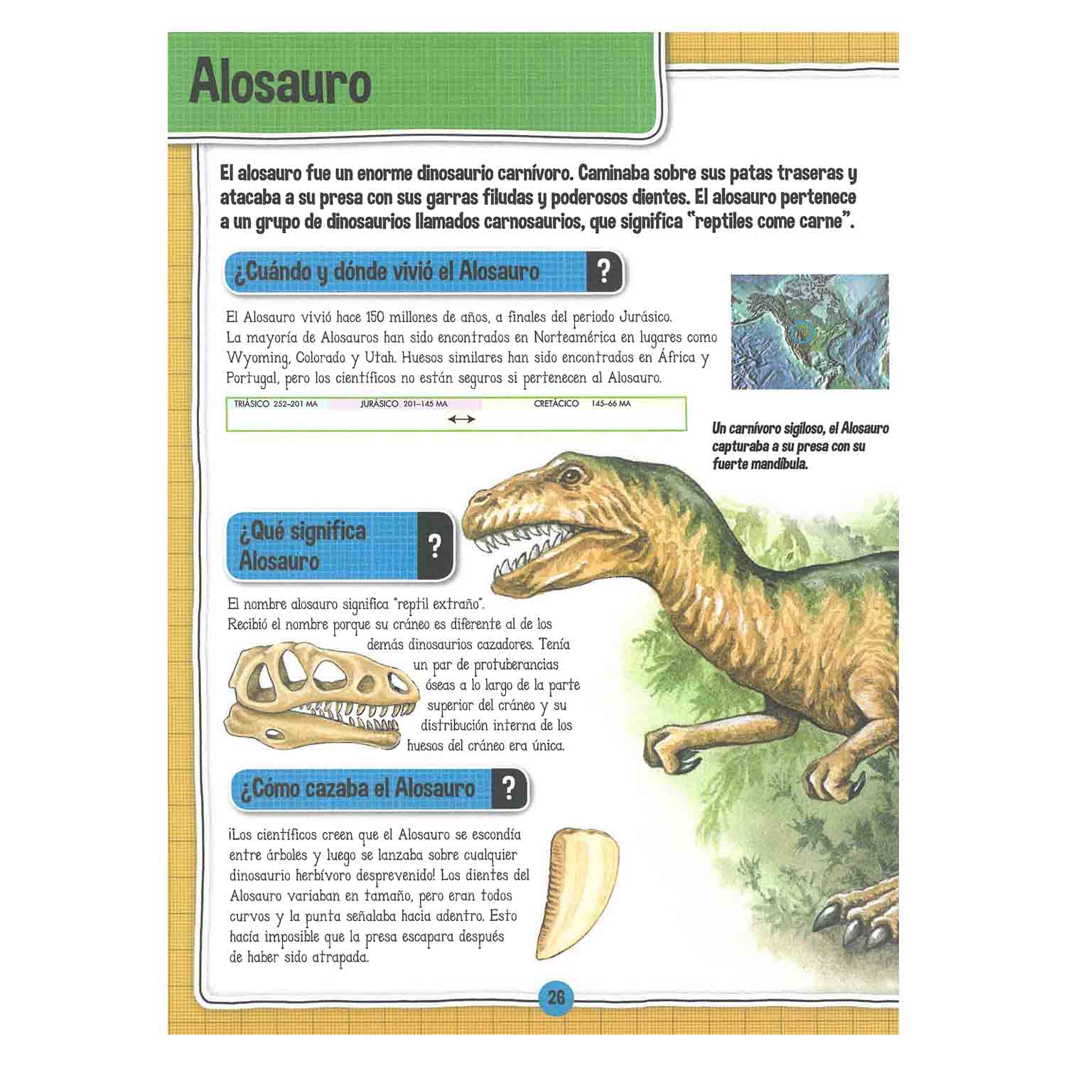 Dino Libro | Peligrosos y Mortales Dinosaurios - TodoDinos Perú